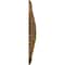 Ekena Millwork Shakuras Ceiling Medallion (Fits Canopies up to 5"), Hand-Painted Smokey Topaz Crackle, 24"OD x 3"P CM24SHSTC - alternate 4
